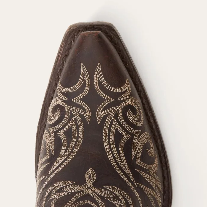 Stetson Mules Women Adley Vintage Finished Leather Mules Brown