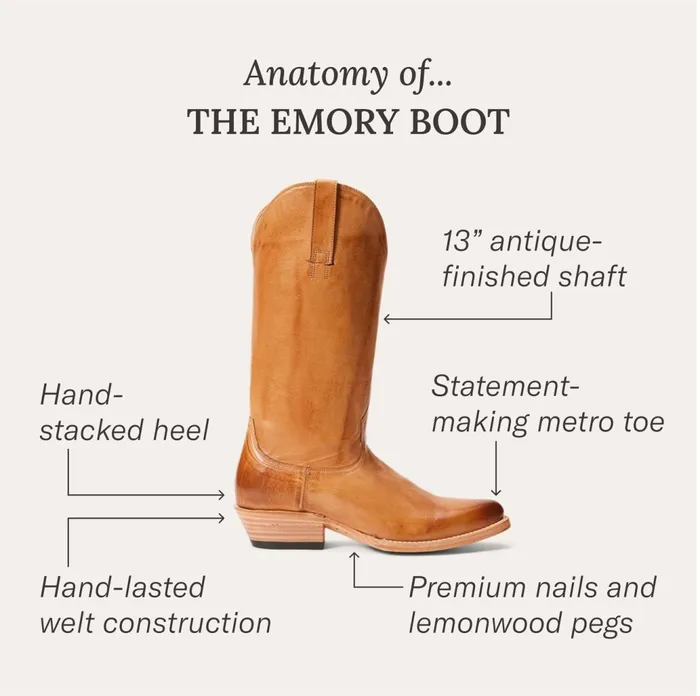 Stetson Western Women Emory Boots Tan