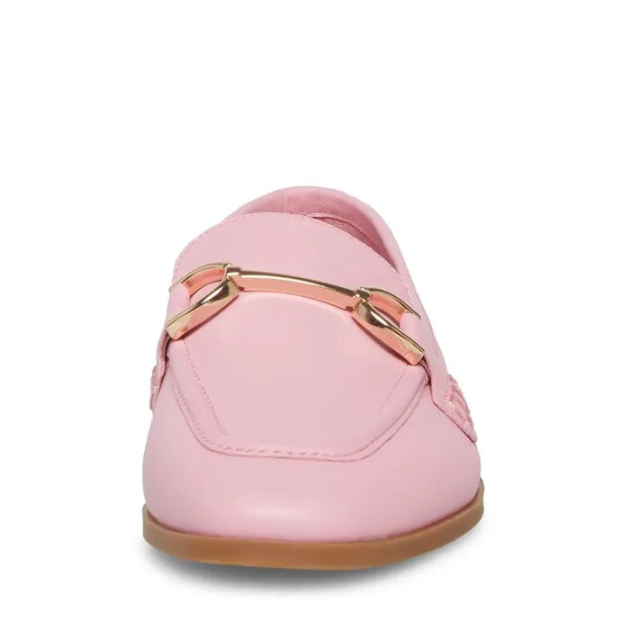 Steve Madden Carrine Pink Leather Womens Flats