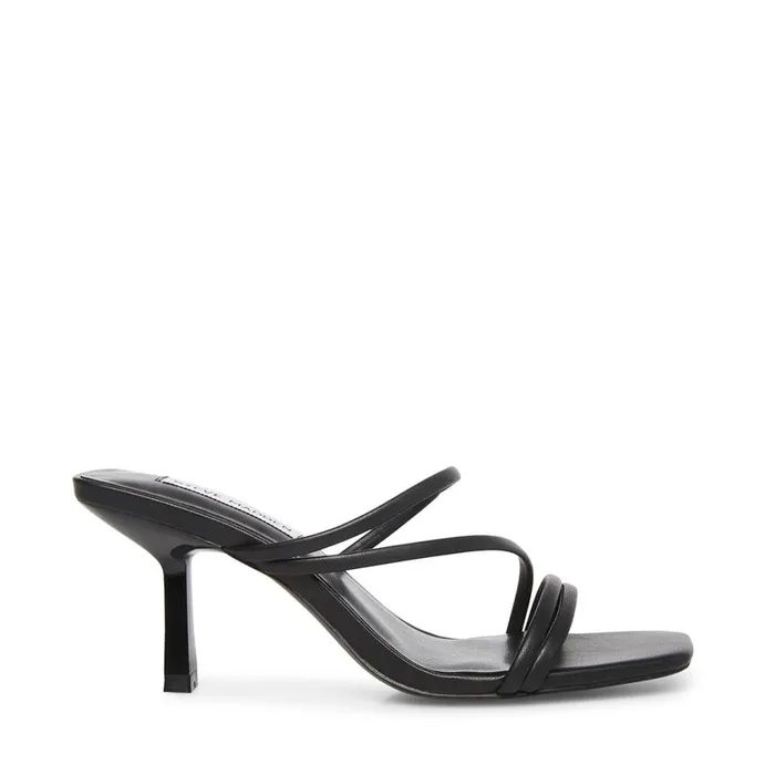 Steve Madden Demi Black Womens Mules