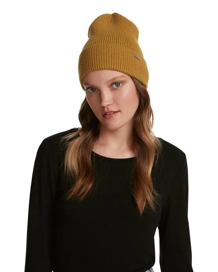 Steve Madden Micro Rib Knit Beanie Olive Womens Hats and Hair Accessories Steve Madden Micro Rib Knit Beanie Olive Womens Hats and Hair Accessories