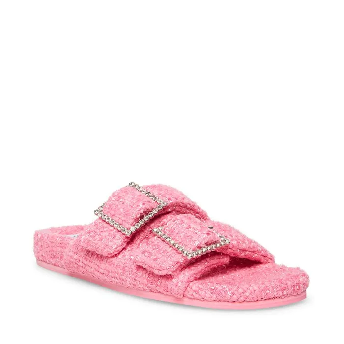Steve Madden Sandstorm Pink Multi Womens Slippers Steve Madden Sandstorm Pink Multi Womens Slippers