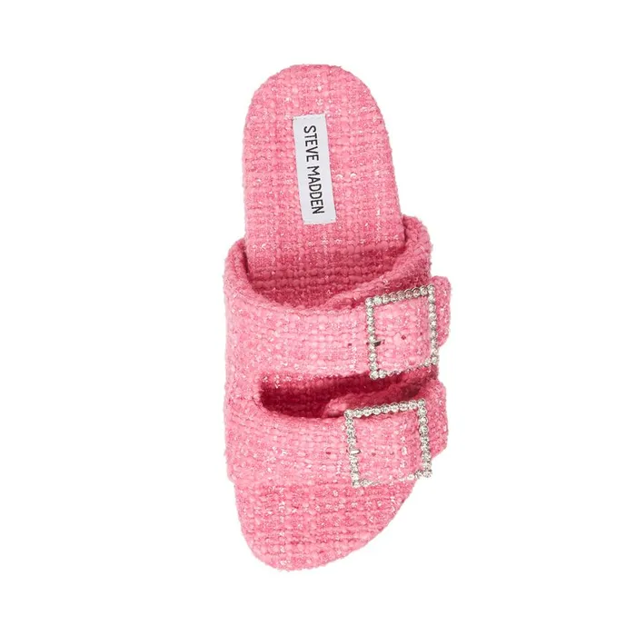 Steve Madden Sandstorm Pink Multi Womens Slippers Steve Madden Sandstorm Pink Multi Womens Slippers