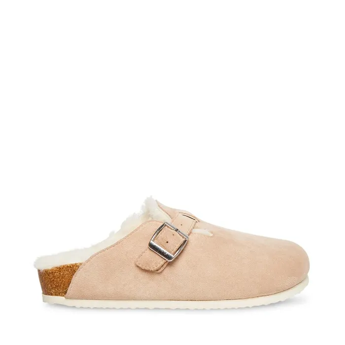 Steve Madden Unwind Taupe Womens Slippers