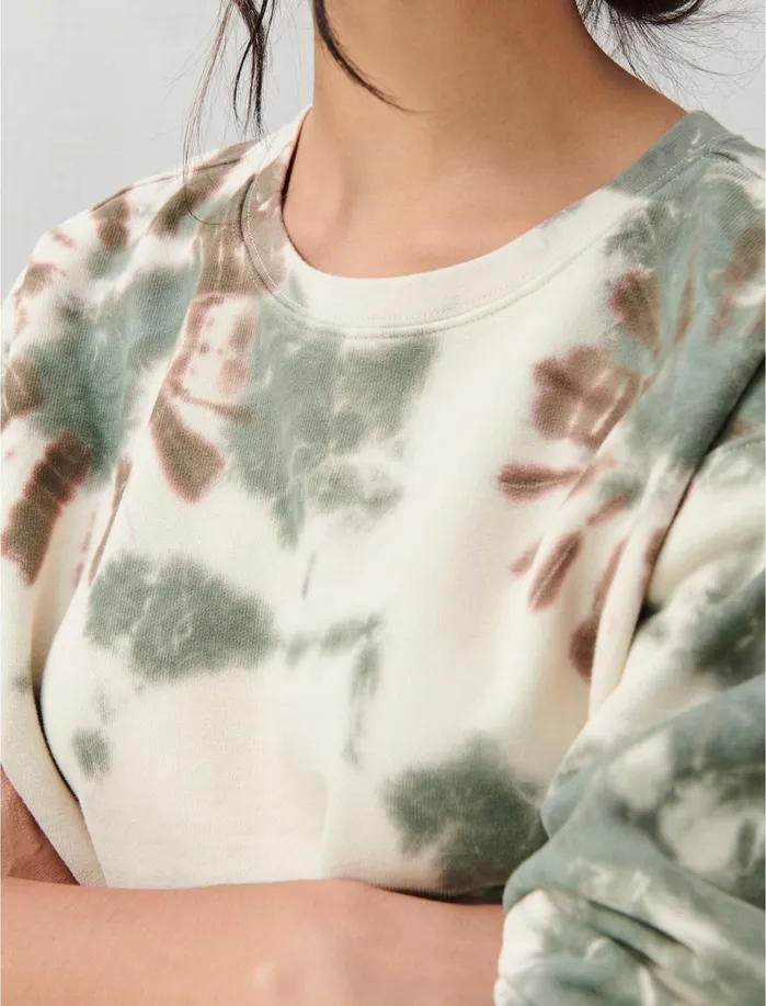 Sweaters and Sweatshirts Women Lucky Brand Tie Dye Pullover Whisper White