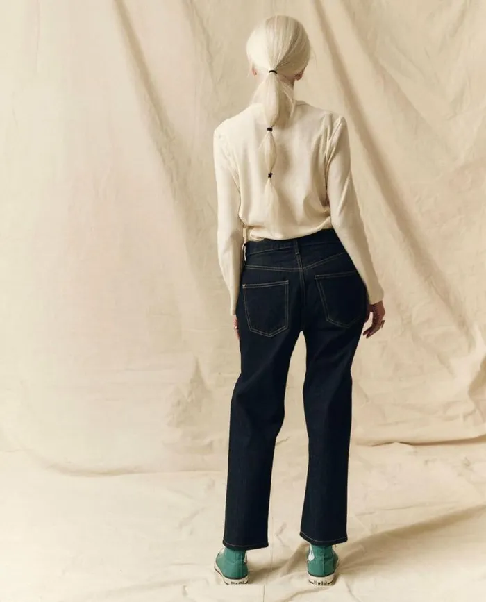 Tees and Sweats The Great The Recycled Rib Slim Henley Snow