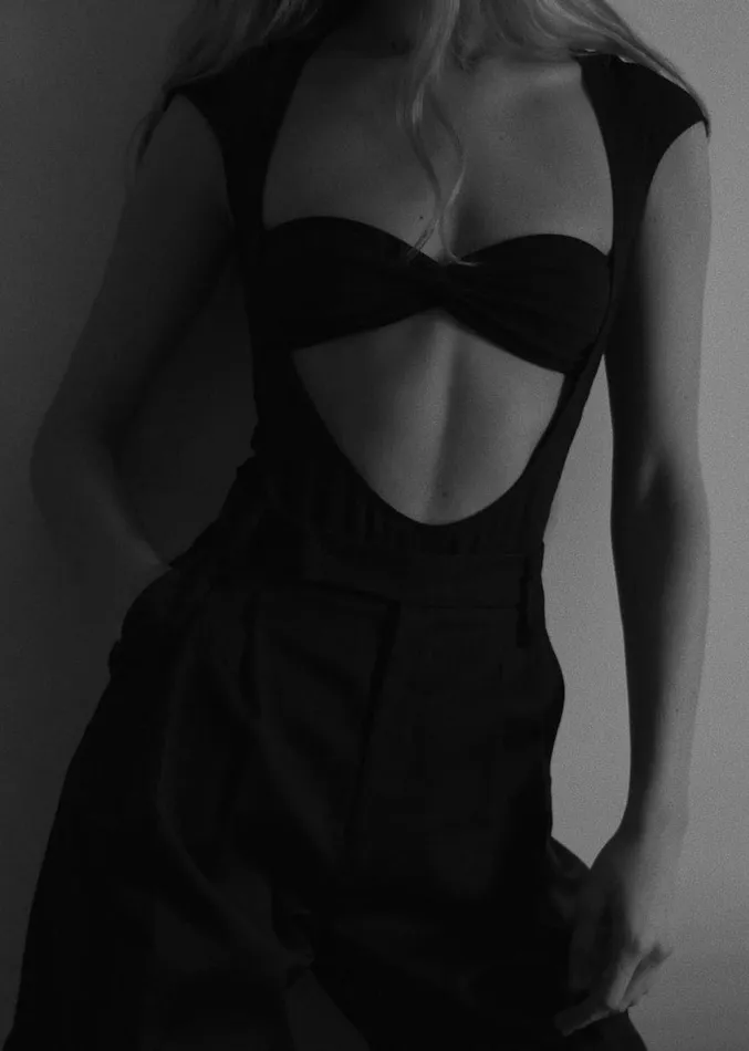 The Frankie Shop Beaufille Baes Bodysuit 8211 Black Women Tops