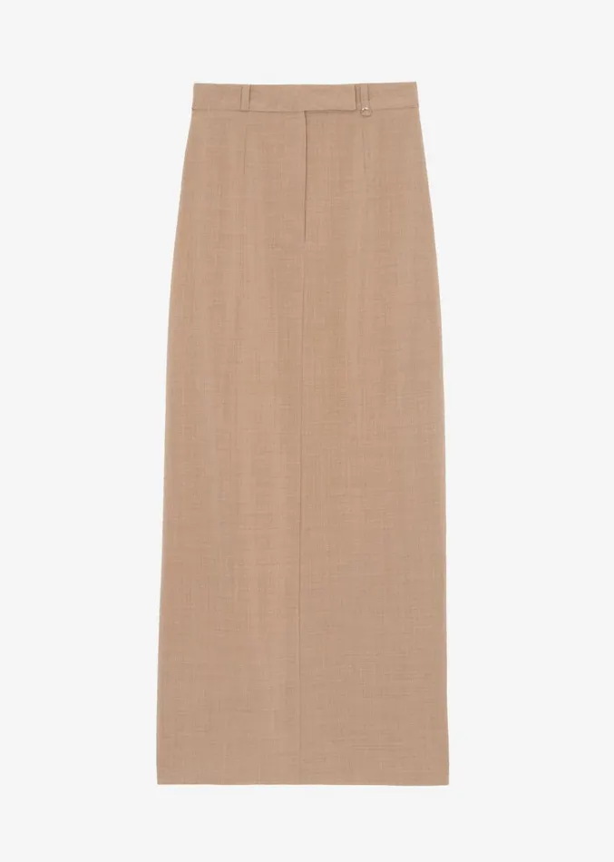 The Frankie Shop Cornelia Maxi Skirt 8211 Brown Women Clothing