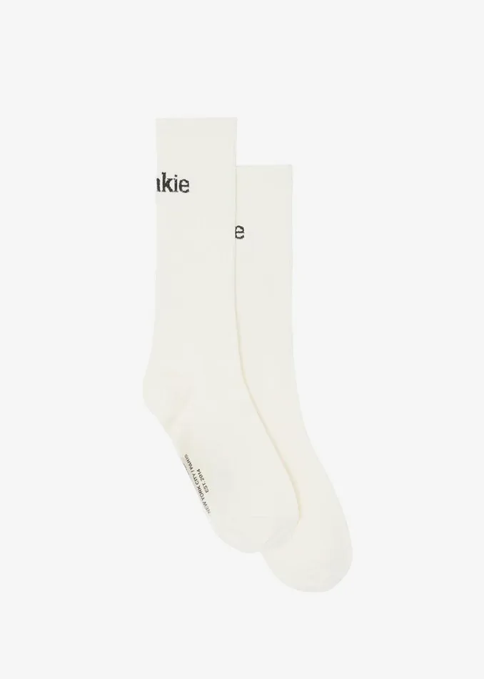 The Frankie Shop Frankie In English Ribbed Socks 8211 Vanilla MenWomen Accessories