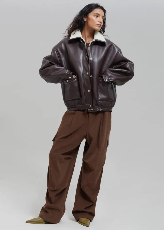 The Frankie Shop Garnett Corduroy Pants 8211 Brown MenWomen Bottoms