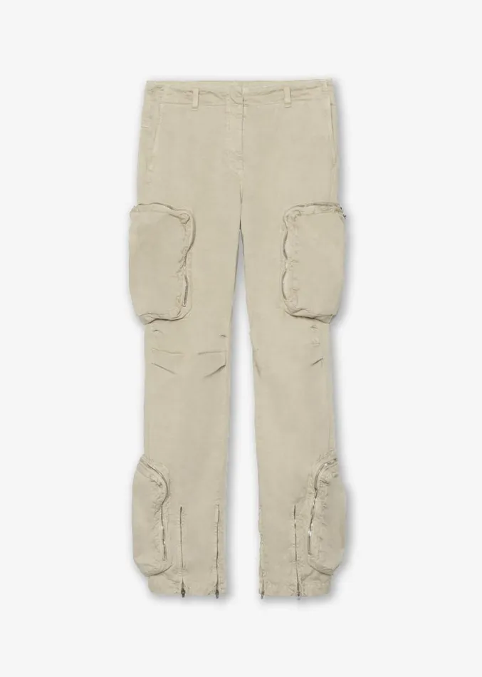 The Frankie Shop Haikure Carry Pants 8211 Barley Women Bottoms
