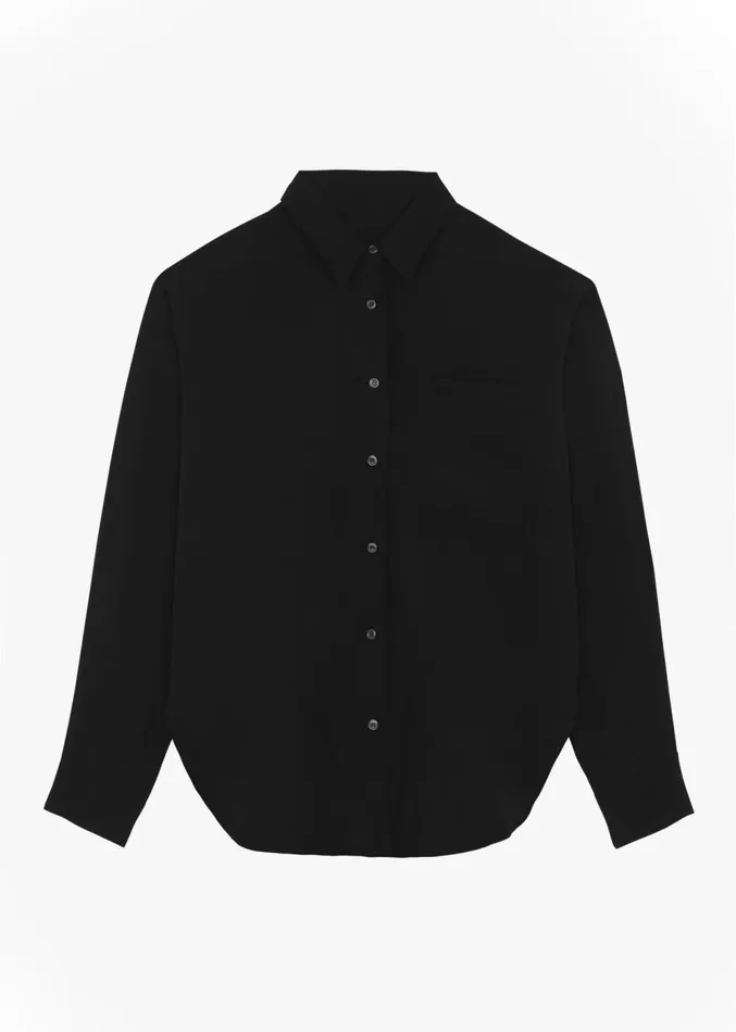 The Frankie Shop Haneul Shirt 8211 Black Women Tops