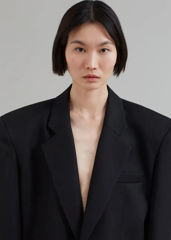 The Frankie Shop Jun Blazer 8211 Black Women Outerwear