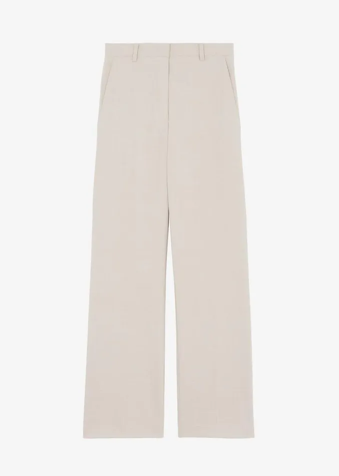 The Frankie Shop Kit Trousers 8211 Beige Women Clothing