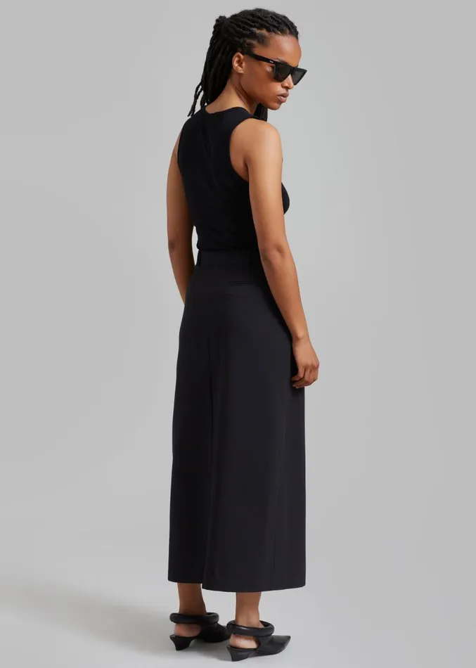 The Frankie Shop Matteau Deep U Tank 8211 Black Women Clothing