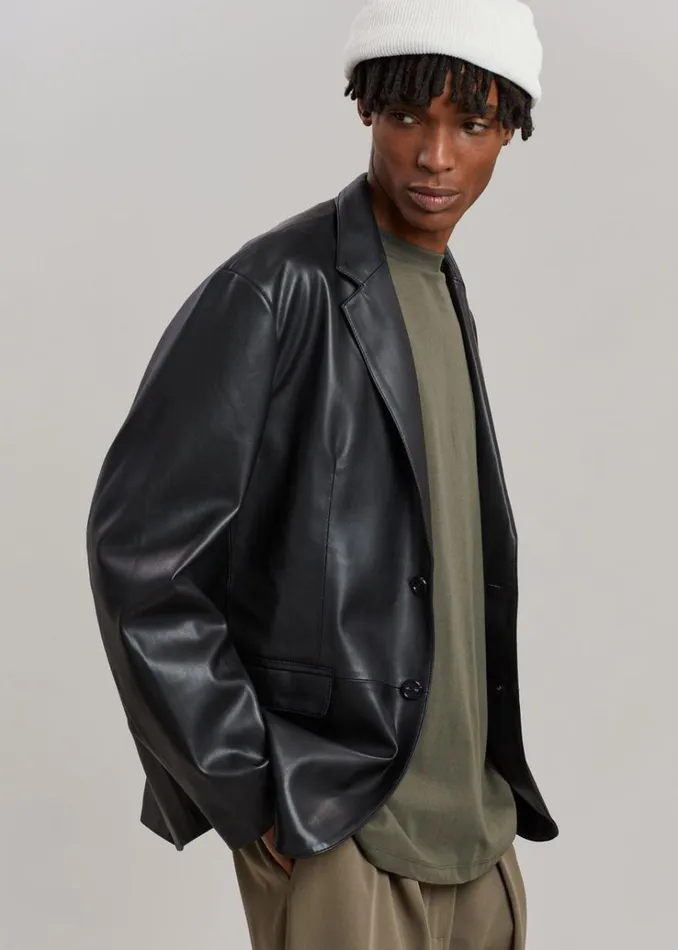 The Frankie Shop Olympia Blazer 8211 Black MenWomen Outerwear