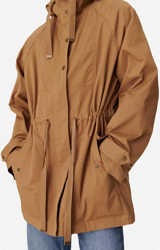 Vanessa Bruno Coats and Jackets Women Bloom Parka Biscuit Vanessa Bruno Coats and Jackets Women Bloom Parka Biscuit