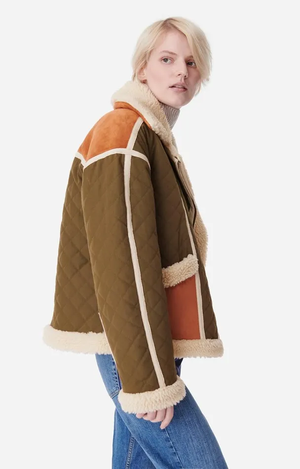Vanessa Bruno Coats and Jackets Women Boreal Jacket Kaki