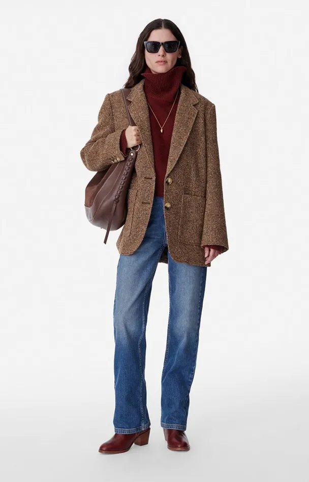Vanessa Bruno Coats and Jackets Women Bradley Jacket Multicolore Vanessa Bruno Coats and Jackets Women Bradley Jacket Multicolore