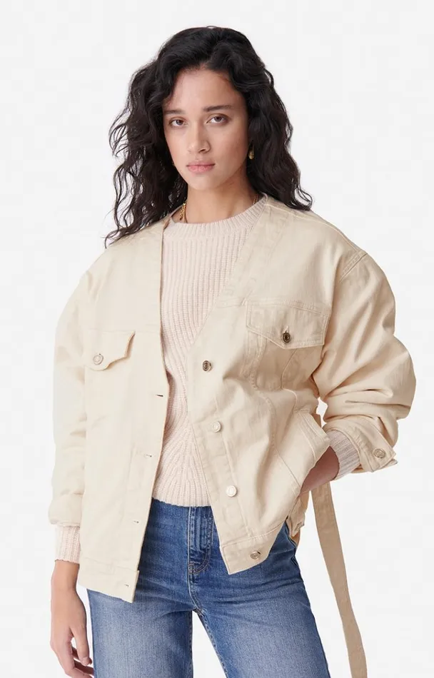 Vanessa Bruno Coats and Jackets Women Cooper Jacket Naturel Vanessa Bruno Coats and Jackets Women Cooper Jacket Naturel