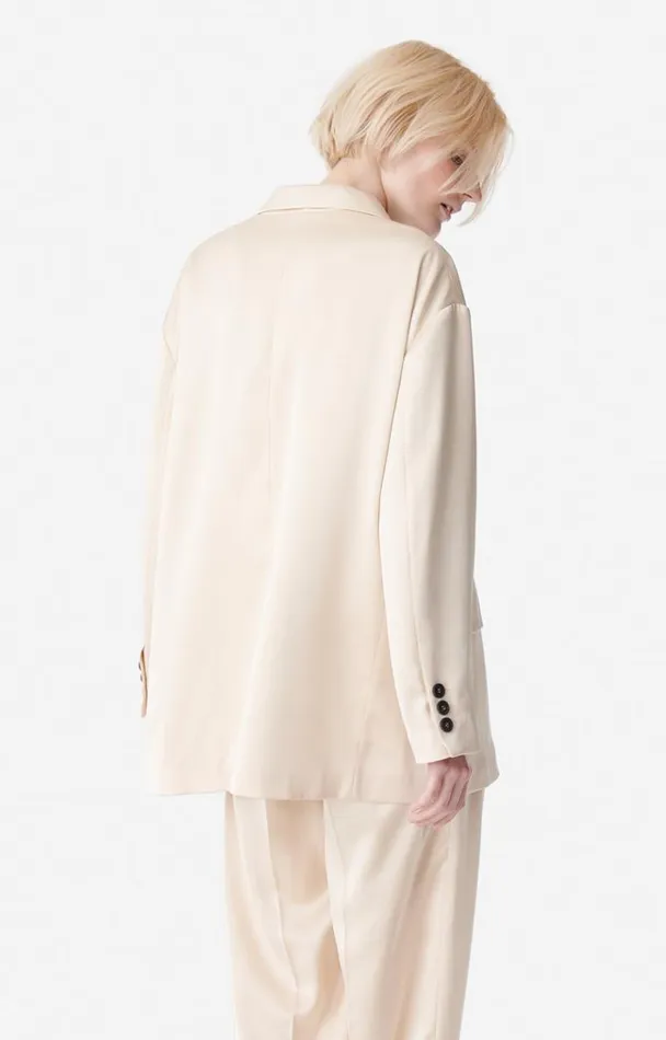 Vanessa Bruno Coats and Jackets Women Virginia Jacket Greige Vanessa Bruno Coats and Jackets Women Virginia Jacket Greige