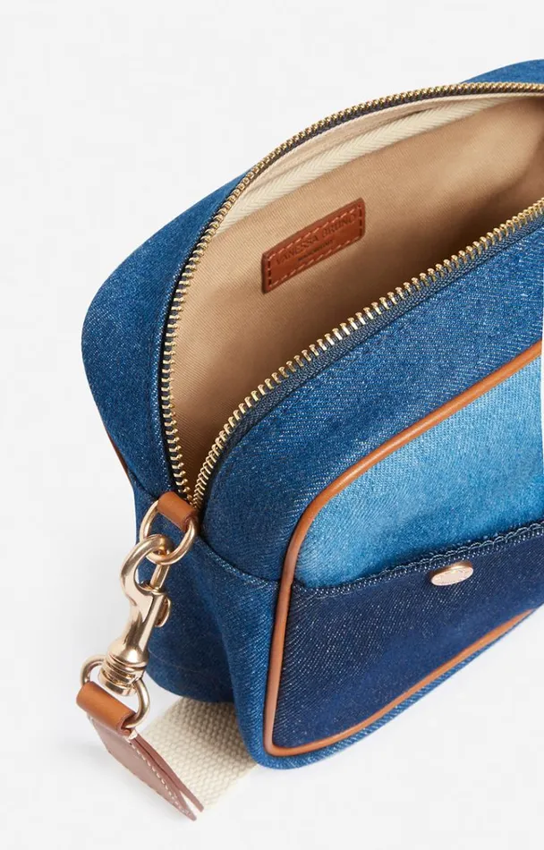 Vanessa Bruno Crossbody Bags Women Camera Bag Bleu Multico Vanessa Bruno Crossbody Bags Women Camera Bag Bleu Multico