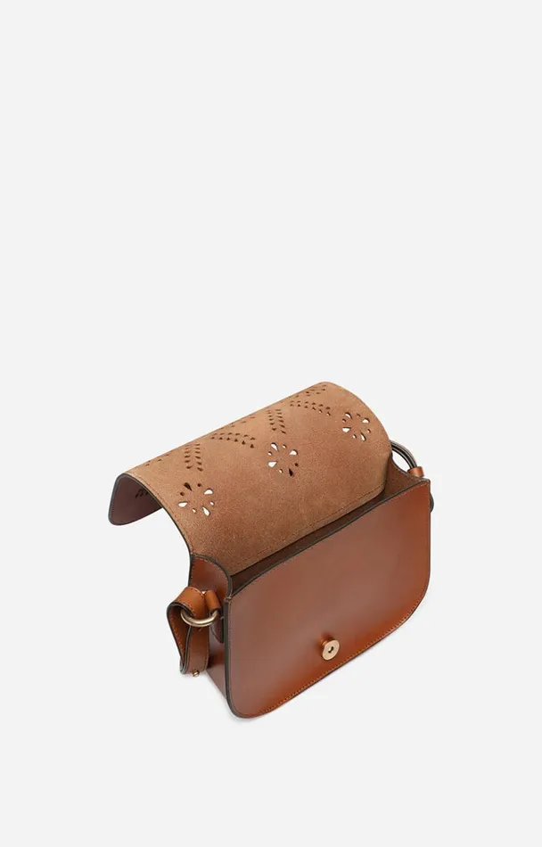 Vanessa Bruno Crossbody Bags Women Holly Messenger Bag Cognac
