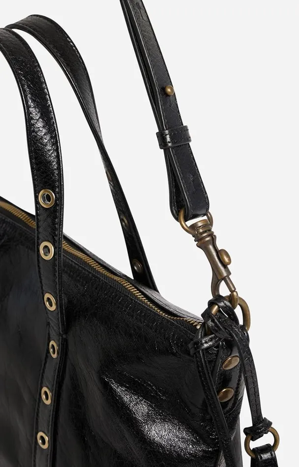 Vanessa Bruno Crossbody Bags Women Small Zippy Bag Noir Vanessa Bruno Crossbody Bags Women Small Zippy Bag Noir