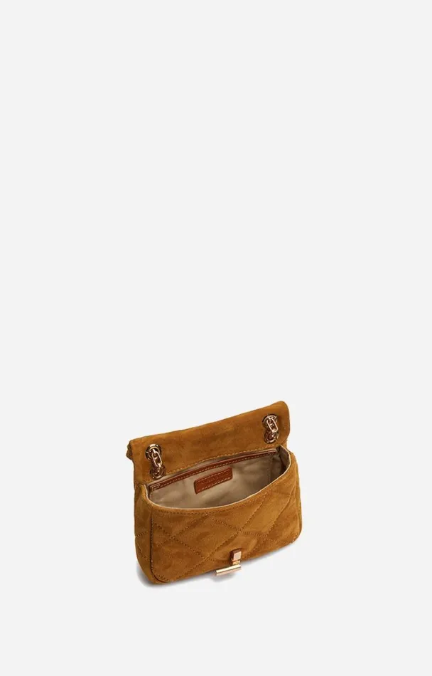 Vanessa Bruno Crossbody Bags Women Suede Nano Moon Bag Noisette Vanessa Bruno Crossbody Bags Women Suede Nano Moon Bag Noisette