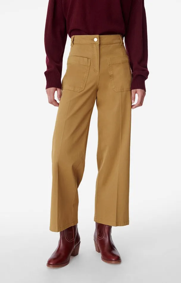 Vanessa Bruno Pants Women Helias Trousers Mastic Vanessa Bruno Pants Women Helias Trousers Mastic