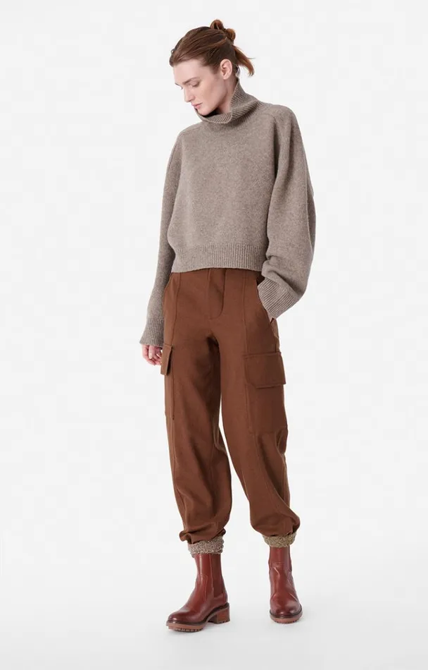 Vanessa Bruno Pants Women Victor Trousers Brun Vanessa Bruno Pants Women Victor Trousers Brun
