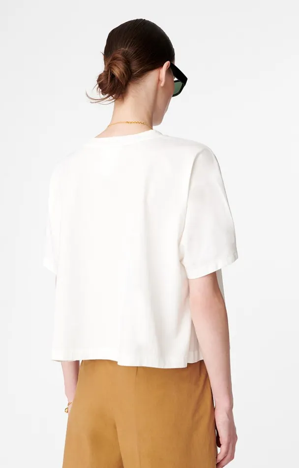 Vanessa Bruno Shirts and Tops Women Azza TShirt Ecru Vanessa Bruno Shirts and Tops Women Azza TShirt Ecru