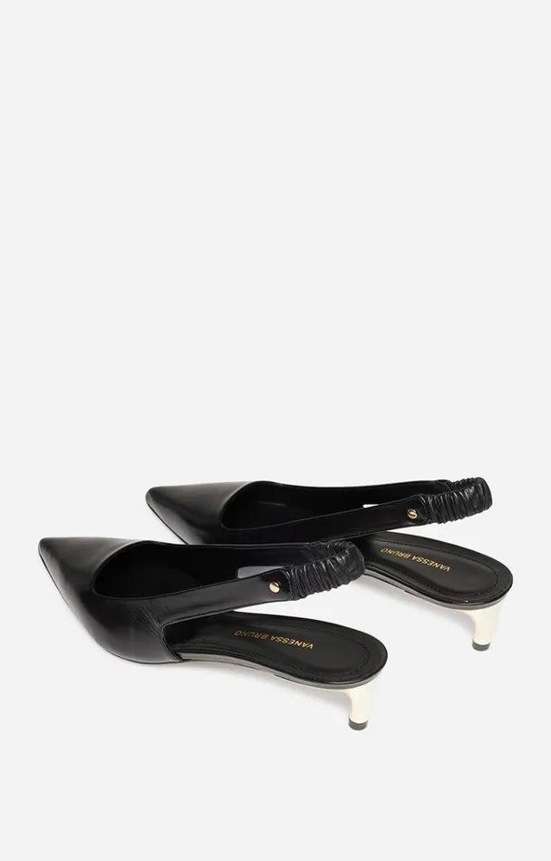 Vanessa Bruno Shoes Women Leather Pumps Noir Vanessa Bruno Shoes Women Leather Pumps Noir