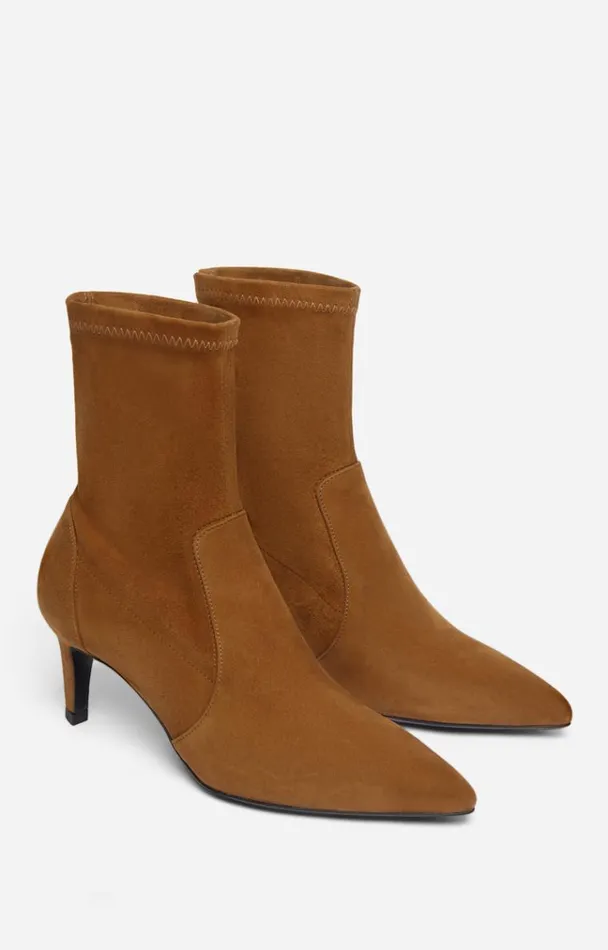 Vanessa Bruno Shoes Women Suede Leather Ankle Boots Noisette Vanessa Bruno Shoes Women Suede Leather Ankle Boots Noisette