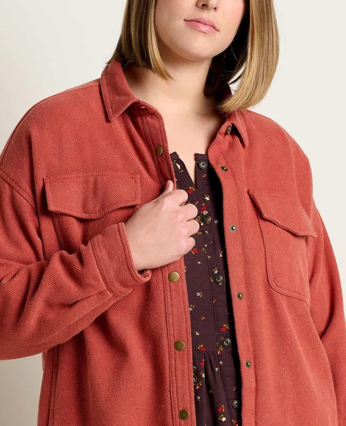 Women039s Conifer Shirt Jacket Cinnamon ToadandCo Tops and TShirts