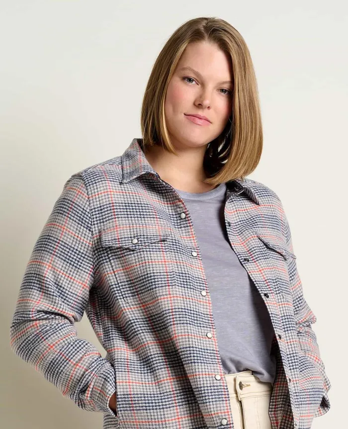 Women039s Folk Yeah Shirt Jacket Storm ToadandCo Tops and TShirts