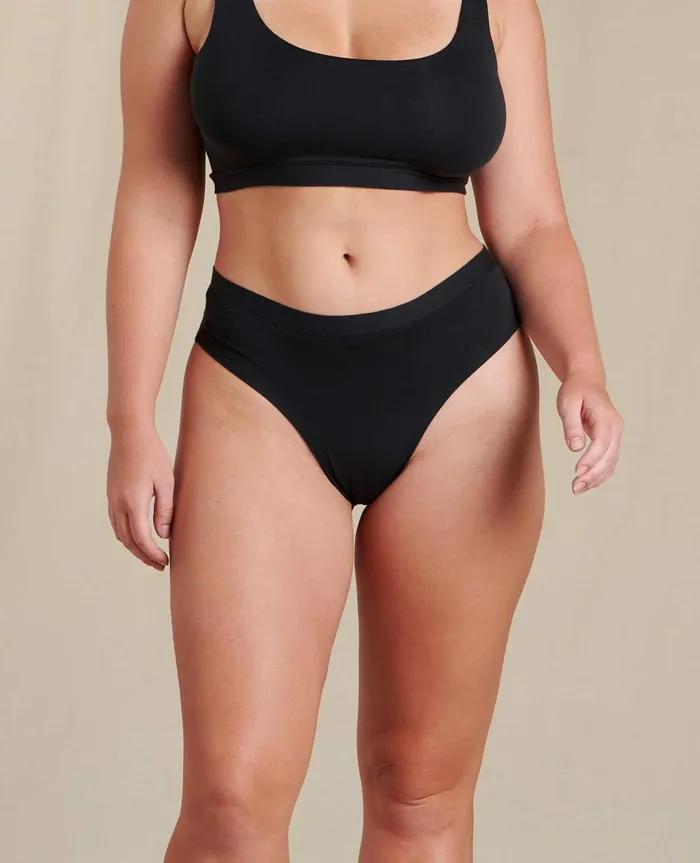 Women039s High Rise Bikini Black ToadandCo Underwear and Accessories