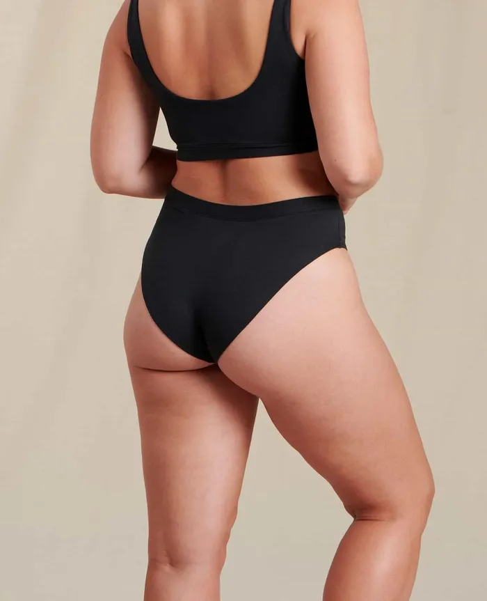 Women039s High Rise Bikini Black ToadandCo Underwear and Accessories