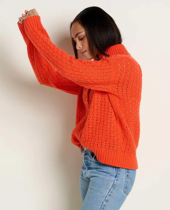 Women039s Moss Point Henley Sweater Grenadine ToadandCo Sweaters