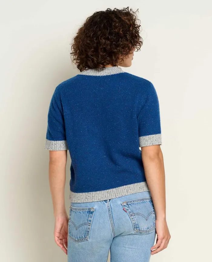 Women039s Wilde Short Sleeve Sweater True Navy ToadandCo Sweaters