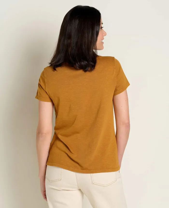 Women039s Women039s Primo Crew Embroidered Pocket Cross Stitch ToadandCo Tops and TShirts