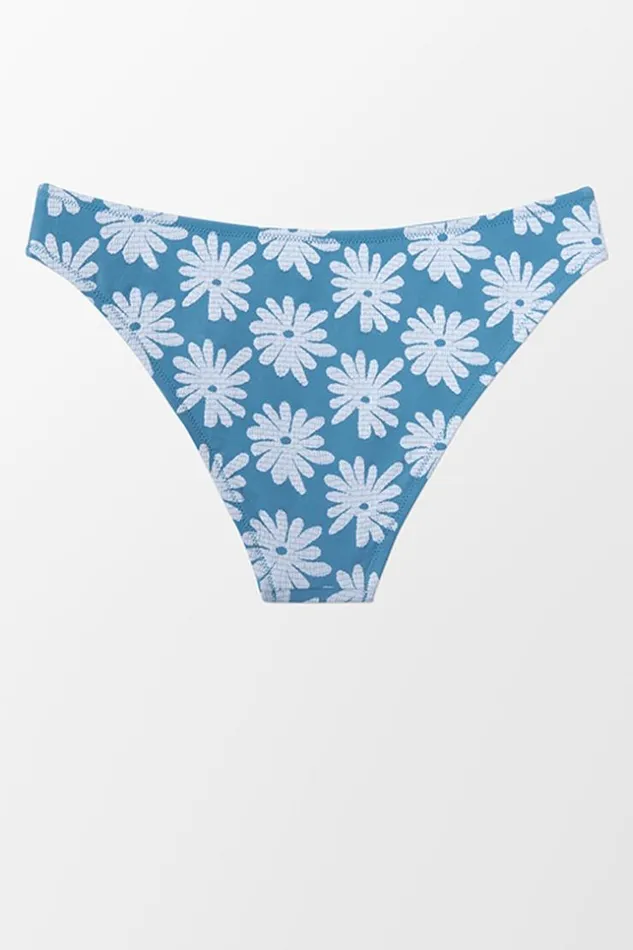 Women Bikini Bottoms Cupshe Peyton Floral Low Waisted Bikini Bottom Multicolor