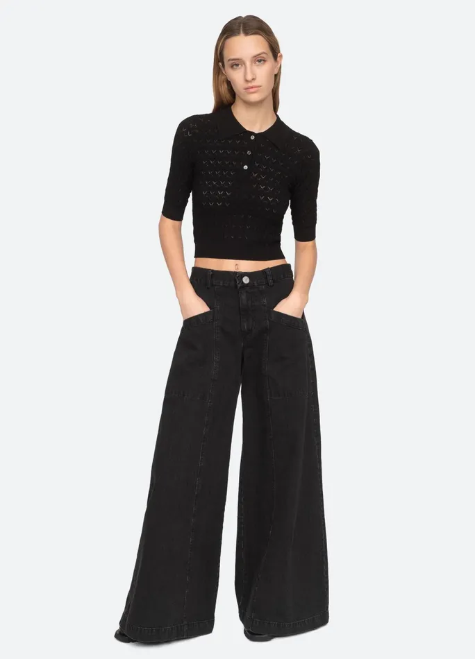 Women Bottoms Sea New York Velma Jeans Black