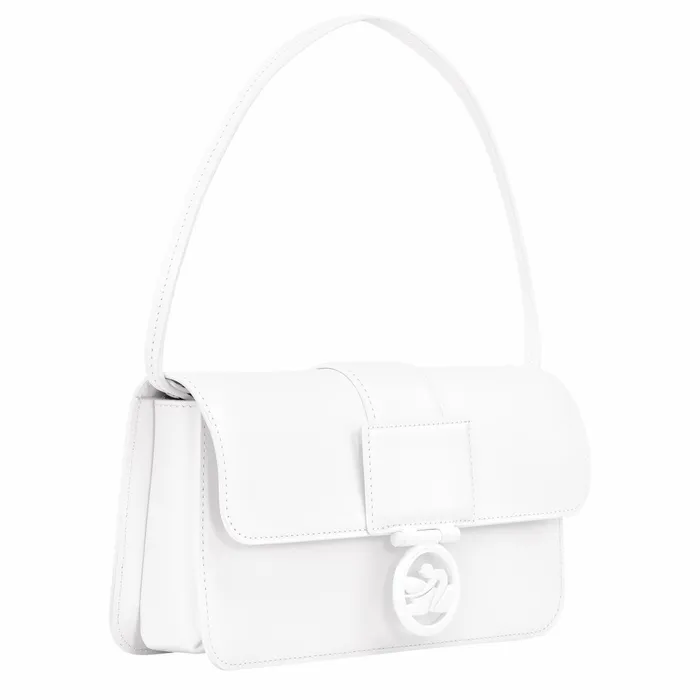 Women BoxTrot M Shoulder Bag White Longchamp Shoulder Bags