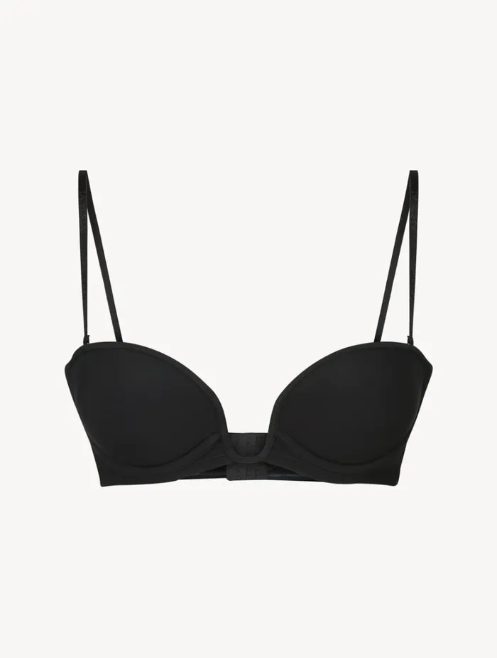Women Bras La Perla Black Underwired Padded Bandeau Ubra