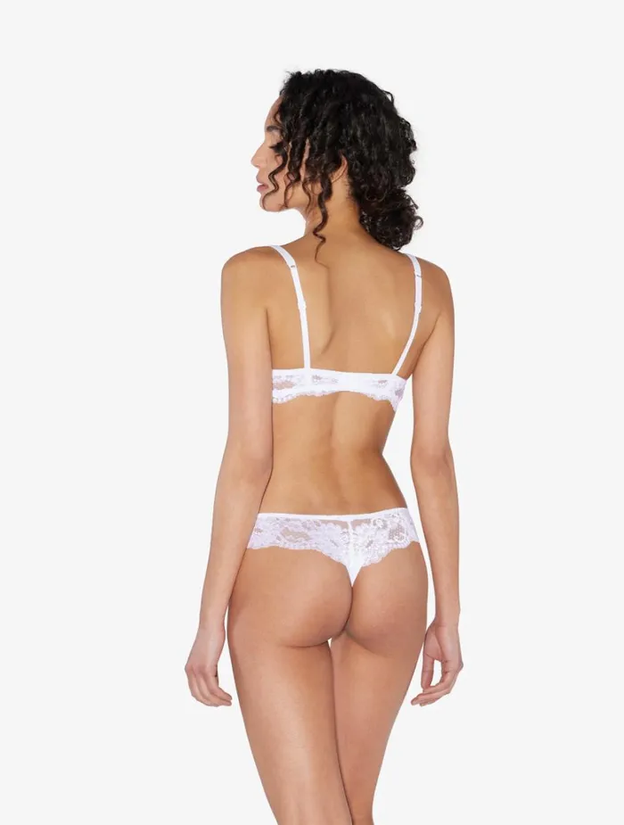 Women Bras La Perla White Cotton Pushup Bra