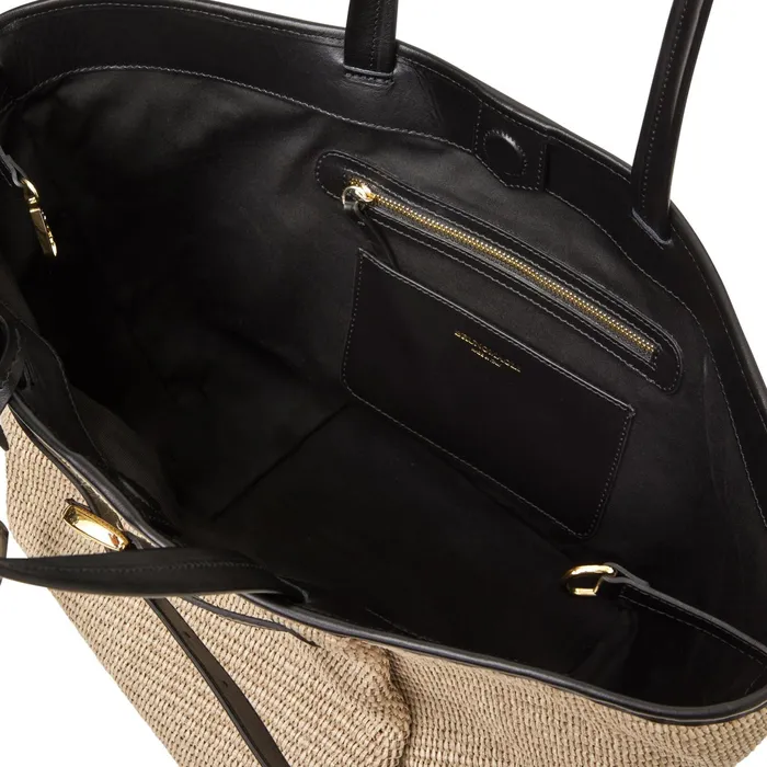 Women Bruno Magli Handbags Tessa Raffia Palm Tote
