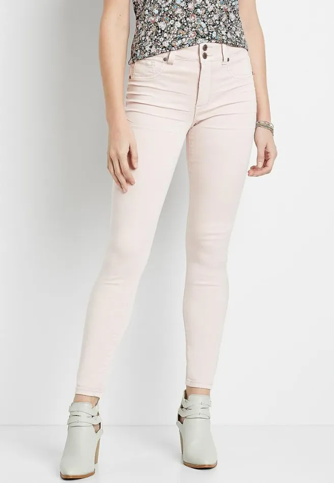 Women Denimflex High Rise Light Pink Jegging Maurices Jeans