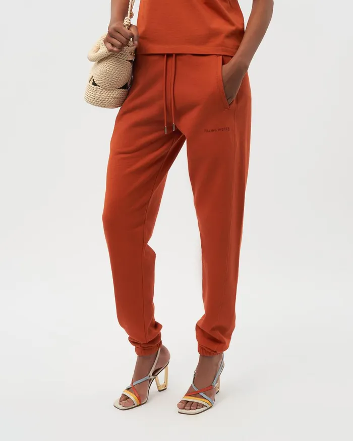 Women Filling Pieces Pants and Shorts Core Female Sweatpants Potters Clay Orange