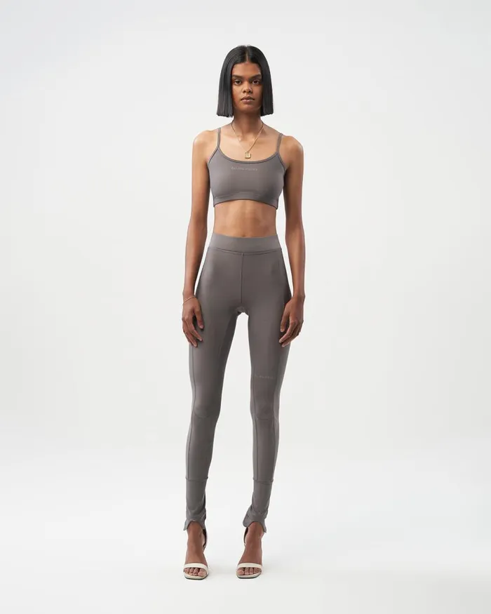 Women Filling Pieces Pants and Shorts Female Legging Charcoal Gray Grey